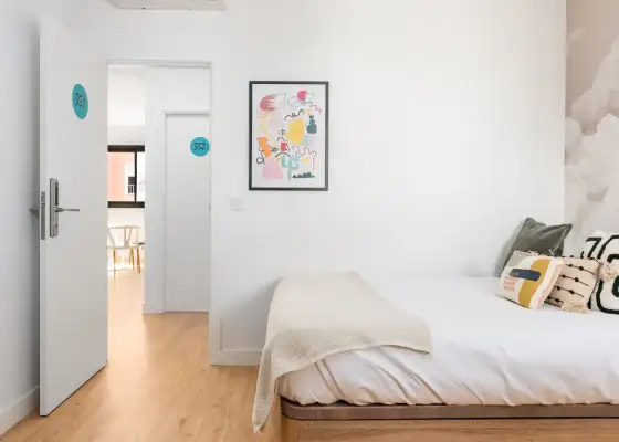 Habitación en piso compartido de 3 habitaciones en alquiler en La Bresca en Málaga