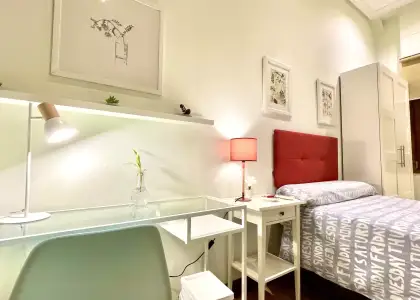 Habitación en un apartamento compartido de 4 dormitorios en alquiler en Abando, gastos incluidos, perfecto para profesionales y estudiantes en Bilbao